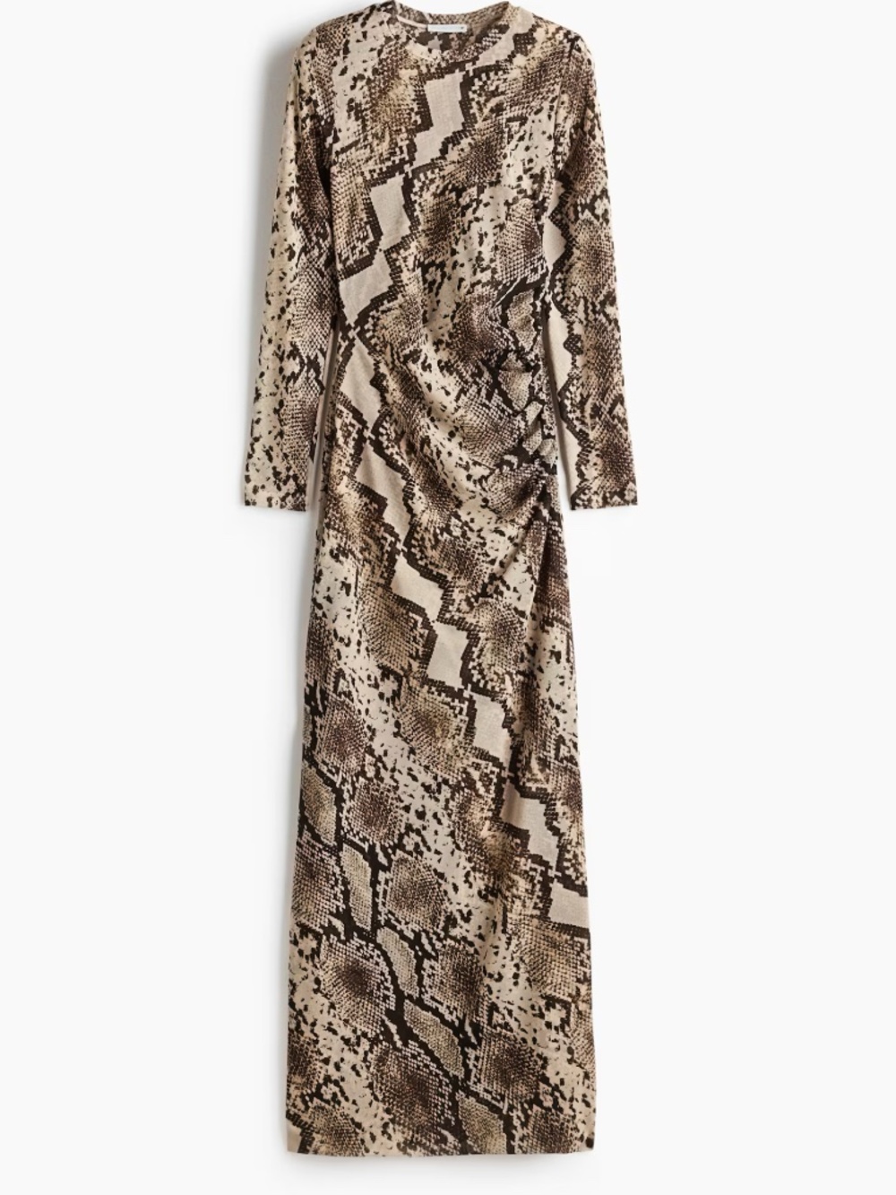 NWT Stella McCartney New Collection Reptile Maxi Mesh Long Sleeve Dress Size XXL - Picture 2 of 7